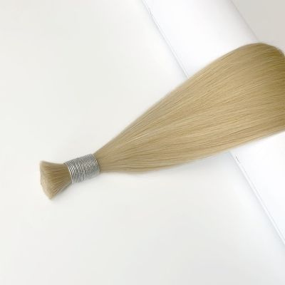 100% Remy Onverwerkt Maagd Indisch Haar Bulk Producten Blond Natuurlijk Rechthoekig Russisch