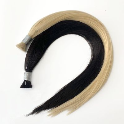 100% Remy Onverwerkt Maagd Indisch Haar Bulk Producten Blond Natuurlijk Rechthoekig Russisch