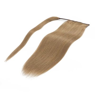 100% ruwe Vietnamese menselijk haar wikkel rond aangepast verzoek paardenstaart haar extensies