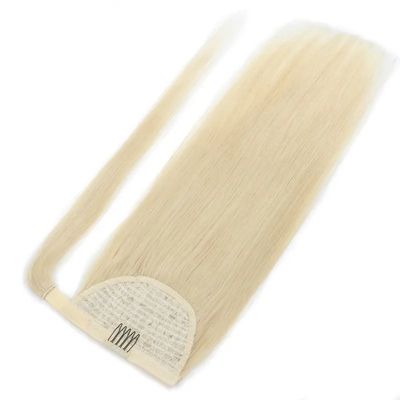 Volledige vergoeding Raw Virgin Cuticle Aligned Hair Ponytail 10A 12A Grade Natural Straight