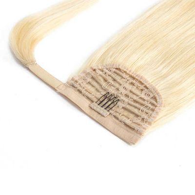 Volledige vergoeding Raw Virgin Cuticle Aligned Hair Ponytail 10A 12A Grade Natural Straight