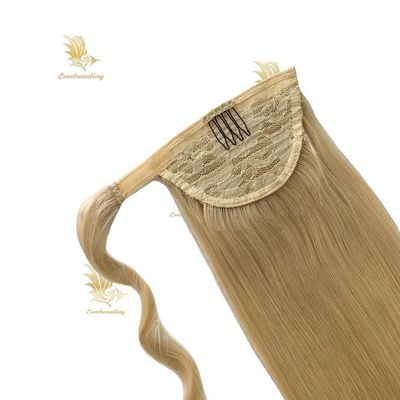 Verander je haar met onze dubbel getrokken paardenstaart haarverlenging gemaakt van Indiaans haar