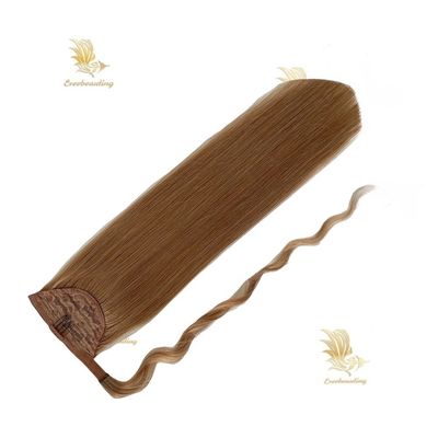 Verander je haar met onze dubbel getrokken paardenstaart haarverlenging gemaakt van Indiaans haar