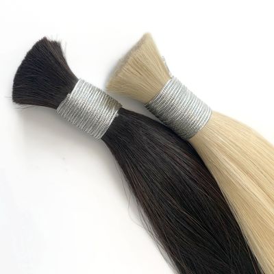 Aanvankelijke betaling Hoogwaardig Vietnamese ruw haar Bulk 9c Virgin Blonde Kleur Extensies