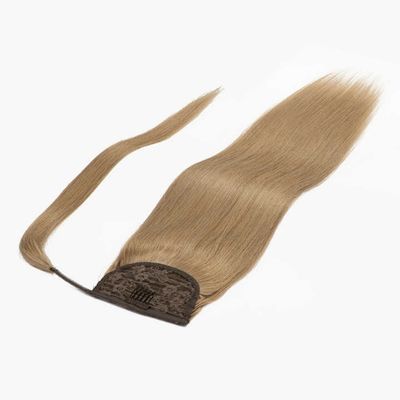 Lange rechte paardenstaart Wrap rond Clip in Hair Extensions Natuurlijke haarstuk Haarstuk