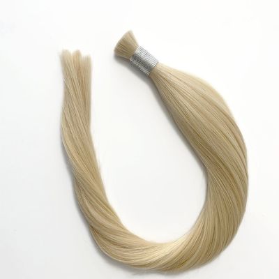 Blonde been rechte menselijke haarverlenging dubbel getrokken met 0,300 kg pakket brutogewicht