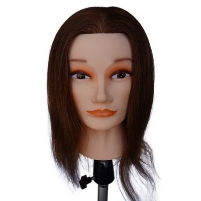 Vrouwelijke mannequin cosmetologie popkop voor cosmetologie training en oefening dummy