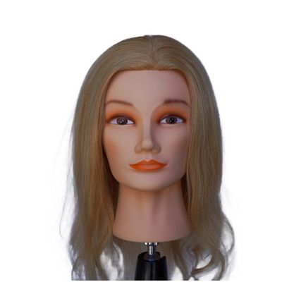 Vrouwelijke mannequin cosmetologie popkop voor cosmetologie training en oefening dummy