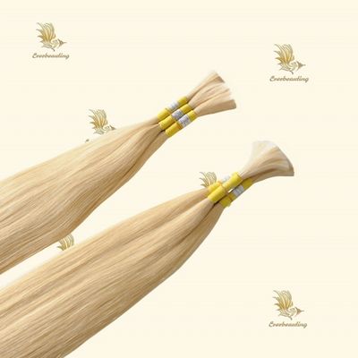 Verfbare blonde haarbundels 30 dagen terugkeer Terugbetaling voor aankoop