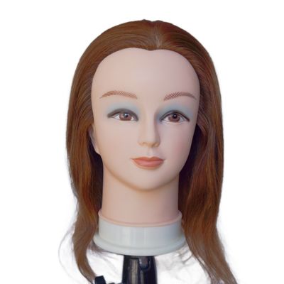 Echt menselijk haar mannequin trainingshoofd Azië Face 30 dagen tevredenheid garantie