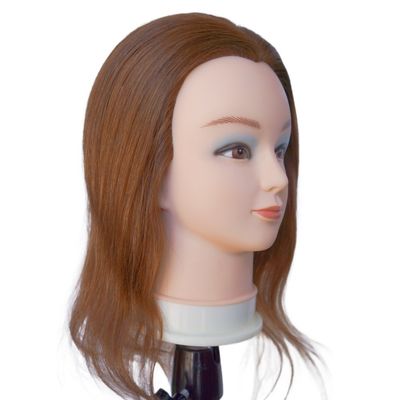 Echt menselijk haar mannequin trainingshoofd Azië Face 30 dagen tevredenheid garantie