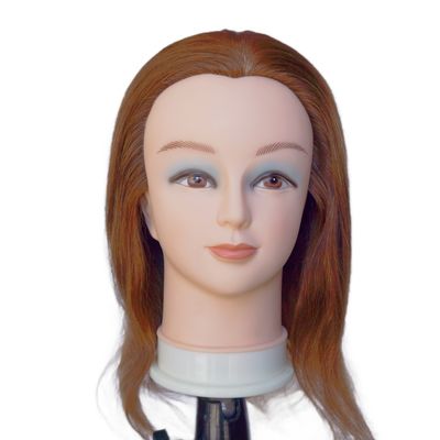 Echt menselijk haar mannequin trainingshoofd Azië Face 30 dagen tevredenheid garantie