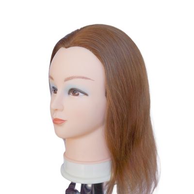 100% menselijk haar training hoofd mannequin hoofd voor de praktijk professionele training hulpmiddel