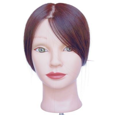 100% menselijk haar training hoofd mannequin hoofd voor de praktijk professionele training hulpmiddel