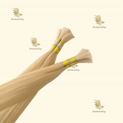 Straight Style 12A Grade Blonde Kleur Mensenhaar Bundels 22 24 26 Inch Aanvankelijke betaling