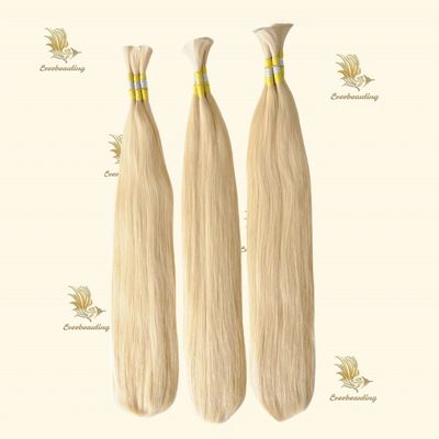 24 inch Braziliaans maagdelijk menselijk haar recht dubbel getrokken honing blond haar verlengstuk