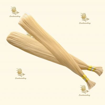 24 inch Braziliaans maagdelijk menselijk haar recht dubbel getrokken honing blond haar verlengstuk