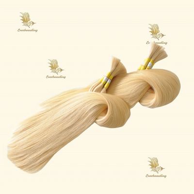 24 inch Braziliaans maagdelijk menselijk haar recht dubbel getrokken honing blond haar verlengstuk