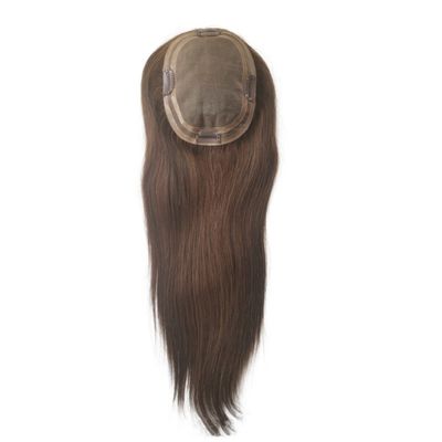 Monoklauw maagdelijk menselijk haar toppers voor vrouwen verdunning van haar in Europees haartype