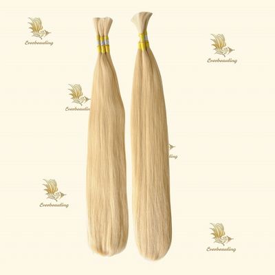 Aanpassing 100g Straight Russisch Lichtkleurig Haar Bulk Package Bruto Gewicht van 0,400kg