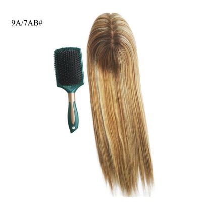 Europees haar Braziliaans 100% menselijk haar toppers voor vrouwen Mono zijde basis vrouwen toupee