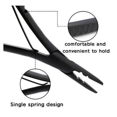 Gepersonaliseerde aanvraag Haarsplitsing Tool Roestvrij staal I-Tips Micro Beads Closer Plier