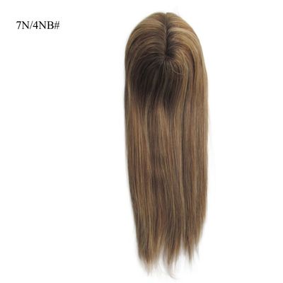 Mono Base Joodse Kosher Topper voor vrouwen 5.5X6 prime prime Cuticle Aligned Hair Piece