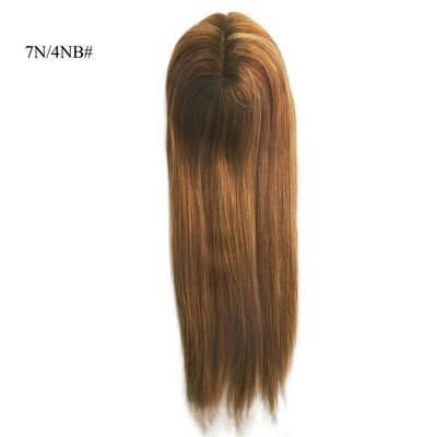 Remy Hair Mensenhaar Mono Topper voor dun haar Vrouwen 0,300kg Pakket Bruto Gewicht