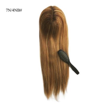 Remy Hair Mensenhaar Mono Topper voor dun haar Vrouwen 0,300kg Pakket Bruto Gewicht