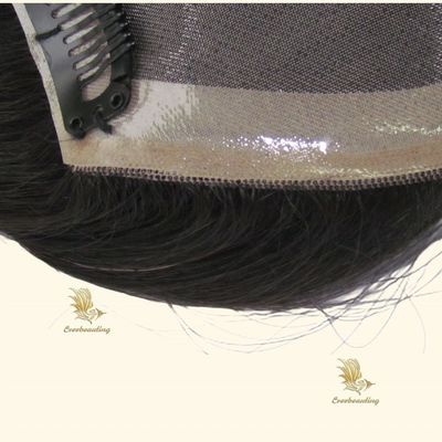 Muti-Color Natural Human Hair Toppers met Amerikaanse munt in natuurlijke kleur