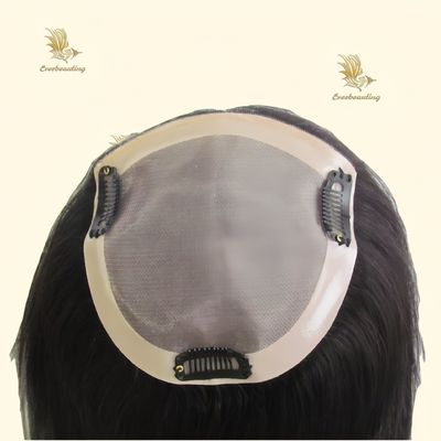 Handwerk Technologie Klein formaat zijdelingse menselijk haar Natuurlijke kleur Toepie pruik voor vrouwen