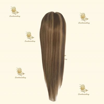 5*6.5 inch Remy Hair Topper Toupee voor vrouwen Highlight Color Topper-240523